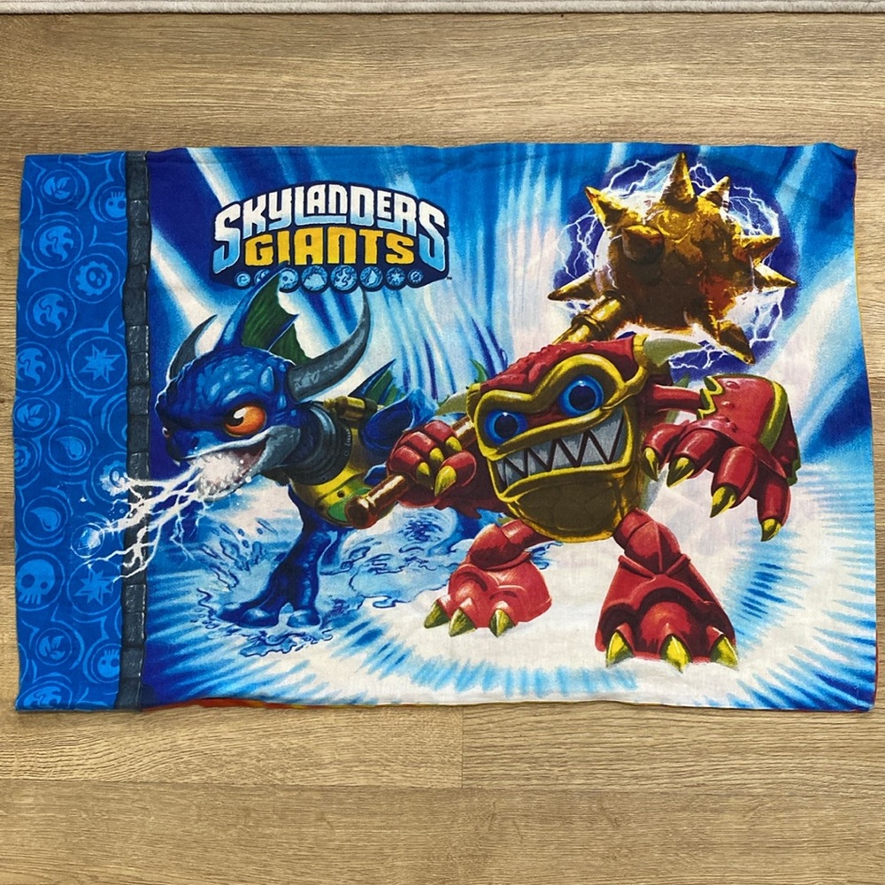 2013 Skylanders Standard Size Double Sided Graphic Pillow case by Activision